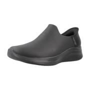 Skechers Stiliga Slip-On Sneakers för Kvinnor Black, Dam