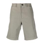 Brunello Cucinelli Bomull/linne shorts Gray, Herr