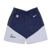 Nike NFL DRI FIT Stickade Shorts - Originala Lagfärger Blue, Herr