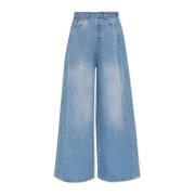 Vetements Jeans med vida ben Blue, Dam