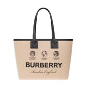 Burberry Heritage Medium shopper väska Beige, Dam