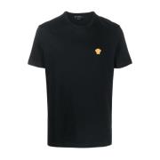 Versace Svarta T-shirts Polos för Män Black, Herr