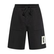 Dolce & Gabbana Shorts med logotyp Black, Herr