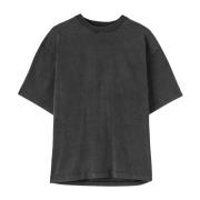 Axel Arigato Ekologisk Broderad Oversized T-Shirt Black, Herr