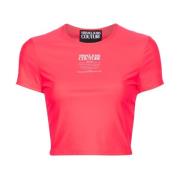 Versace Jeans Couture Fuchsia T-shirts och Polos Pink, Dam