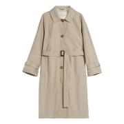 Max Mara Beige Vattentät Trenchcoat Beige, Dam