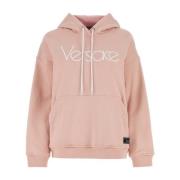 Versace Rosa Oversize Sweatshirt Pink, Dam