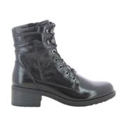 Regarde Le Ciel Ankle Boots Black, Dam