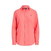 Ralph Lauren Peaceful Corail Skjorta - Modern Siluett Pink, Dam