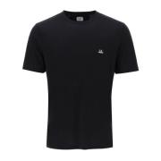 C.p. Company Regular Fit T-shirt med Logo Patch Black, Herr