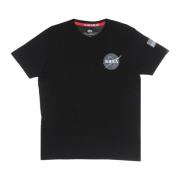 Alpha Industries Space Shuttle Tee - Herr Streetwear Black, Herr