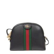 Gucci Svart Ophidia Läder och Sherry Handväska Black, Dam