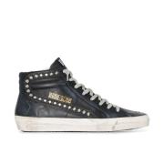 Golden Goose Svart Studded Slide Black, Dam