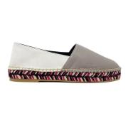 Off White Beiga Läder Espadriller för Kvinnor Beige, Dam