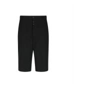 Givenchy Svarta Bomullsshorts för Män Black, Herr