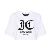 Just Cavalli Vita T-shirts & Polos för kvinnor White, Dam