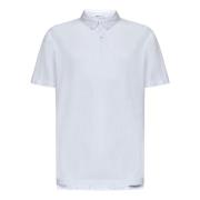 James Perse Vita T-shirts och Polos med knappslå fram White, Herr