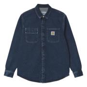 Carhartt Wip Salinac Denim Skjortjacka Blue, Herr