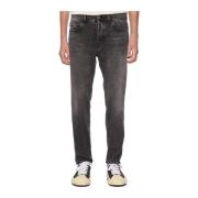 Haikure Slim Tokyo Jeans Gray, Herr