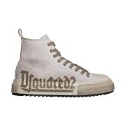 Dsquared2 Canvas Sneakers White, Herr