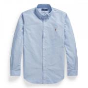 Ralph Lauren Custom Fit Oxford Skjorta Blue, Herr