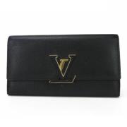 Louis Vuitton Vintage Pre-owned Laeder plnbcker Black, Dam