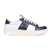 Saint Sneakers Vita/svarta lädersneakers White, Herr