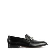 Gucci Svarta Läderloafers med Kedjedetaljer Black, Herr