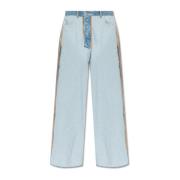 Vetements Jeans with inside-out effect Blue, Herr