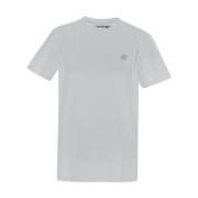 Golden Goose Bomulls Logo T-Shirt White, Dam