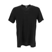 James Perse Klassisk Bomullst-shirt Black, Herr