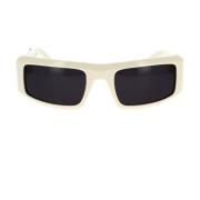 Palm Angels Retroinspirerade solglasögon med en modern touch White, Un...