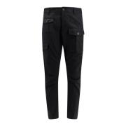 Dsquared2 Cargo Byxor med Logo Patch Black, Herr