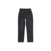 Acne Studios Vintage Svart Denim Jeans Black, Dam