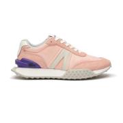 Lacoste L-Spin Deluxe Sneakers i Premiummaterial Pink, Dam