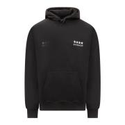 Givenchy Boxy Fit Hoodie Black, Herr