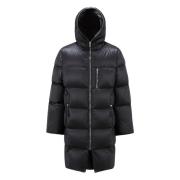 Moncler Svarta Jackor med Huva och Dragkedja Black, Herr