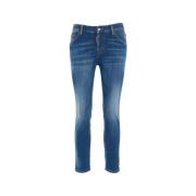 Dsquared2 Blå Jeans för Kvinnor Blue, Dam
