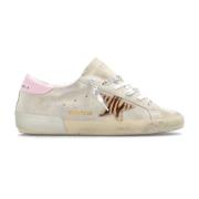 Golden Goose Super-Star Classic Med Lista Och Halv sneakers Beige, Dam