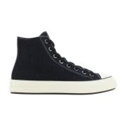 Valentino Garavani Svarta Canvas Sneakers för Män Black, Herr