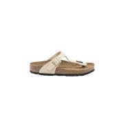 Birkenstock Gizeh Sandaler Beige, Dam