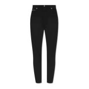 Dolce & Gabbana Skinny jeans med hög midja Black, Dam