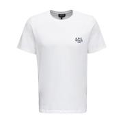 A.p.c. T-shirt White, Herr