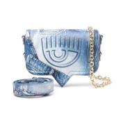 Chiara Ferragni Collection Blå Handväska för Kvinnor Blue, Dam