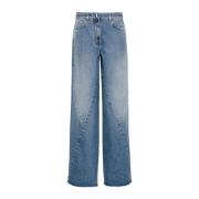Givenchy Blå Jeans för Kvinnor Blue, Dam