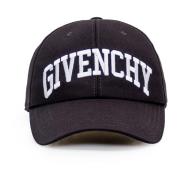 Givenchy Böjd Cap Logo Hatt Black, Herr