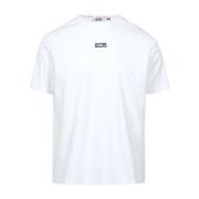 Gcds Basic Logo Regular Bomull T-shirt White, Herr
