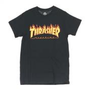Thrasher Flame Te T -skjorta Black, Herr