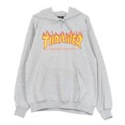 Thrasher flamma hoodie Gray, Herr