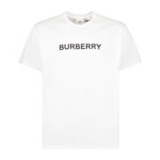 Burberry Logo Print T-Shirt White, Herr